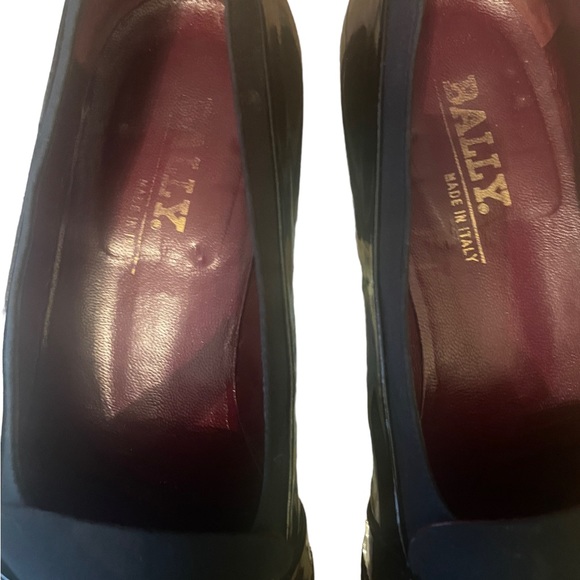 Bally Men's Made In Italy Banner Formal Tuxedo Loafers 12 - Picture 9 of 10